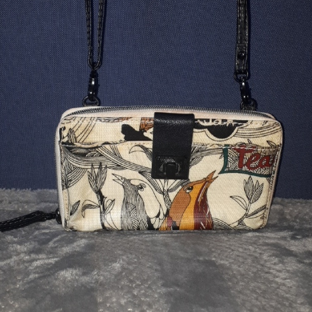 Sakroots Black Artistic Wallet